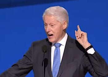 Bill Clinton speaks on Night 3 of the Democratic National Convention in Chicago on Wednesday, Aug. 21, 2024. (Video screenshot)