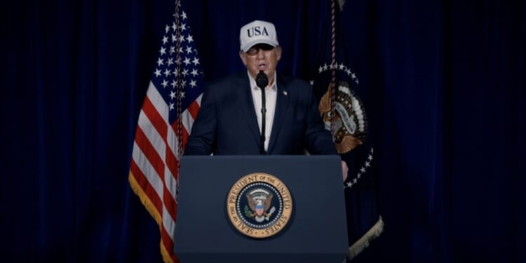 President Trump's Statement Announcing Attack on Iran