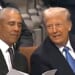 Barack Obama and Donald Trump at Jimmy Carter's funeral on Thursday, Jan. 9, 2025 (Video screenshot)