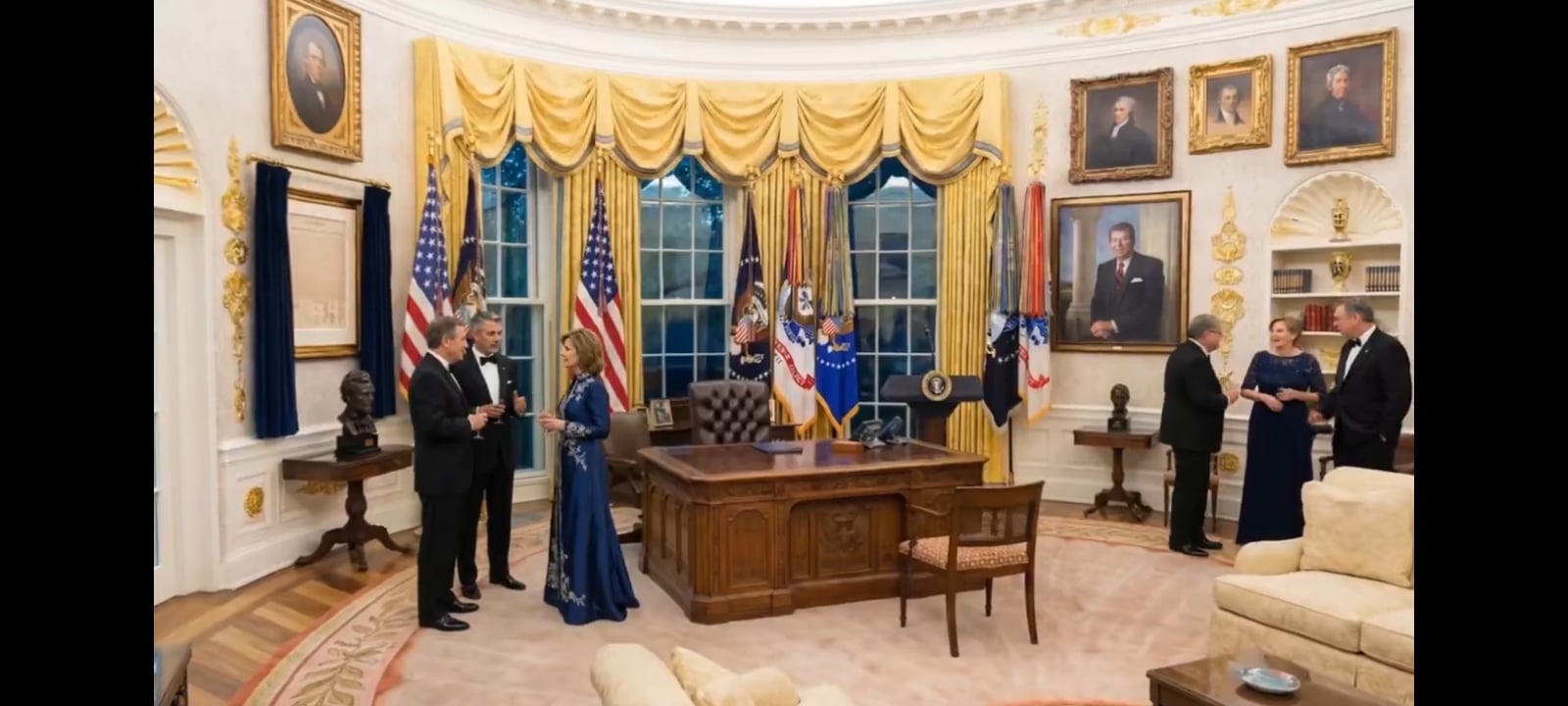 Donald J. Trump Presidential Library rendering by Bermello Ajamil & Partners Inc. [Screenshot/X/@EricTrump]