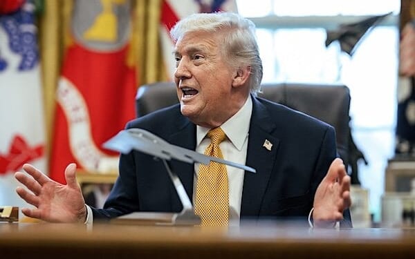 President Donald J. Trump signs an Executive Order creating an anti-fraud task force to be led by Vice President JD Vance, Monday, March 16, 2026, in the Oval Office. (Official White House photo by Molly Riley)