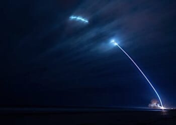 A New Glenn rocket launches from Space Launch Complex 36 at Cape Canaveral Space Force Station, Florida, Thursday, Jan. 16, 2025. (U.S. Air Force photo by Senior Airman Samuel Becker)