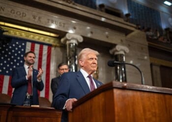 President Donald J. Trump addresses a Joint Session of Congress on Tuesday, March 4, 2025 (Official White House photo)