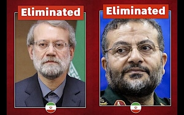 Israel reports 2 more Iranian chiefs 'eliminated' * WorldNetDaily * by WND Staff