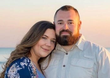 Aaron Spencer and his wife