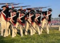 Soldiers assigned to the 3rd U.S. Infantry Regiment, known as 'The Old Guard,' and the U.S. Army Band, 'Pershing's Own,' participate in a Twilight Tattoo at Joint Base Myer-Henderson Hall, Virginia, June 14, 2023. (U.S. Army photo by Sgt. David Resnick)