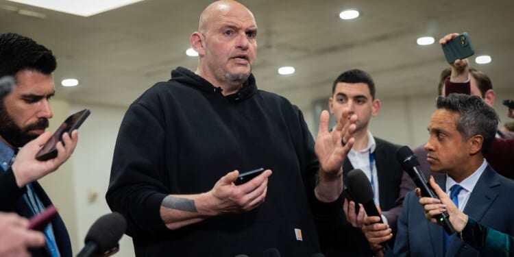 Sen. Fetterman Slams Fellow Dems Over HHS Shutdown