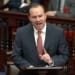 U.S. Sen. Mike Lee, R-Utah, argues on the Senate floor for his amendment to the Respect for Marriage Act on Nov. 29, 2022 (Video screenshot)