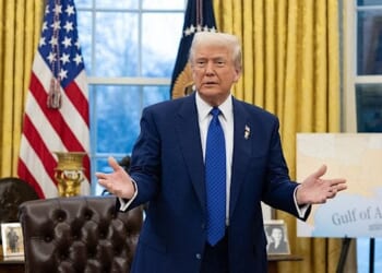 President Donald J. Trump speaks at Tulsi Gabbard