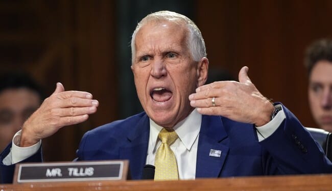 Thom Tillis Melts Down During Exchange With Kristi Noem, and This May Be the *Real* Reason Why – RedState