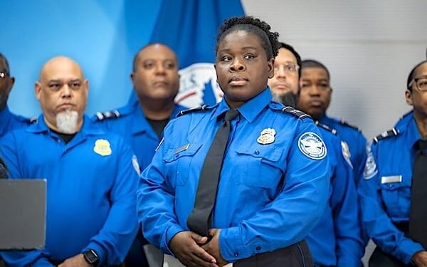 U.S. Secretary of Homeland Security Kristi Noem hosts a