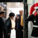 President Donald J. Trump bids farewell to Japanese Prime Minister Sanae Takaichi on the South Portico of the White House after a dinner in the the State Dining Room, Thursday, March 19, 2026. (Official White House photo by Joyce N. Boghosian)