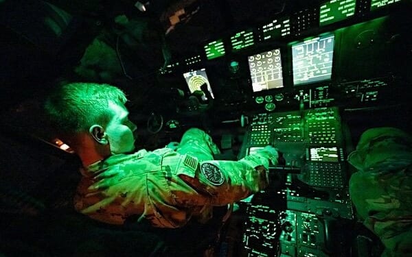 A U.S. service member taking part in Operation Epic Fury in March 2026 (U.S. Central Command photo)