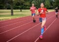 Army Reserve Sgt. Christine Won runs a time trial during the Interallied Confederation of Reserve Officers Military Competition team selection camp at Joint Base McGuire-Dix-Lakehurst, New Jersey, June 12, 2023. (U.S. Army photo)