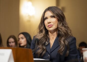 U.S. Department of Homeland Security Secretary Kristi Noem testifies before a House Committee Homeland Security Hearing entitled, 'Worldwide Threats to the Homeland,' in the Cannon House Office Building on Capitol Hill in Washington, D.C., Thursday, Dec. 11, 2025. (DHS photo by Mikaela McGee)
