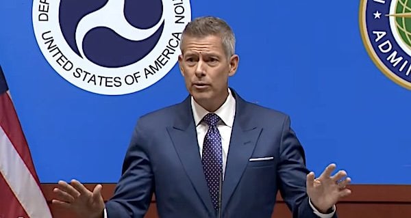 U.S. Transportation Secretary Sean Duffy (Video screenshot)