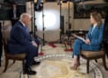 President Donald Trump is interviewed by Norah O