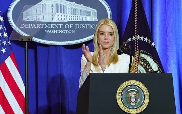 U.S. Attorney General Pam Bondi (U.S. Justice Department photo)