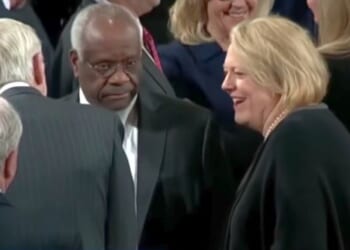 Clarence and Ginni Thomas (video screenshot)