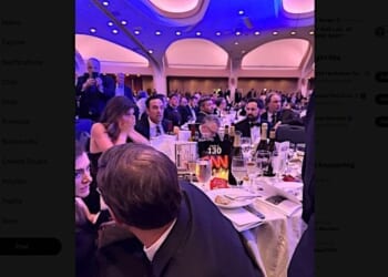 Journalists react to the assassination attempt at the White House Correspondents Dinner in Washington, D.C., on Saturday, April 25, 2026 (X/KariLake)