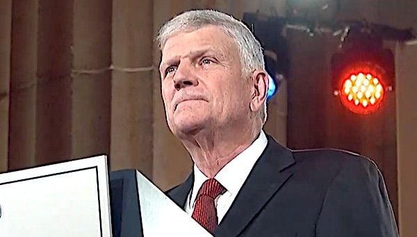Rev. Franklin Graham speaks at the Republican National Convention on Thursday, Aug. 27, 2020 (RNC video screenshot)