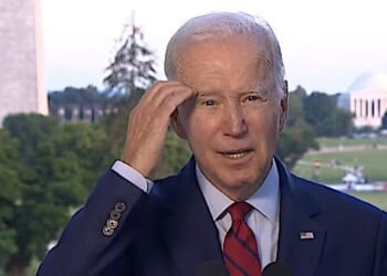 Joe Biden addresses America on Monday, Aug. 1, 2022. (Video screenshot)