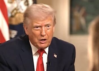 President Donald Trump speaks with Maria Bartiromo of Fox News (Video screenshot)
