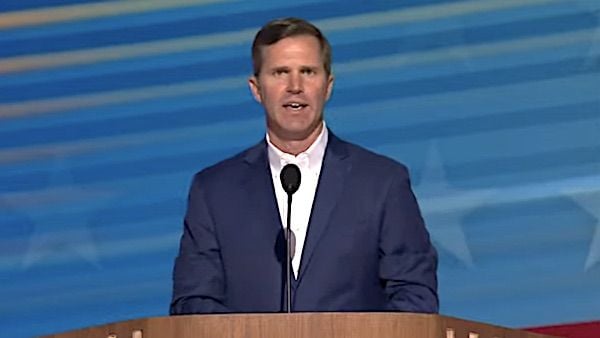 Gov. Andy Beshear, D-Ky., speaks on Night 1 of the Democratic National Convention in Chicago on Monday, Aug. 19, 2024 (Video screenshot)