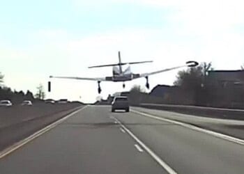Plane makes perfect emergency landing on highway * WorldNetDaily * by WND Staff