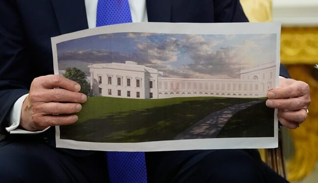 Trump Admin Asks Court for Emergency Pause of Order Halting Construction of WH Ballroom – RedState