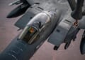 Airmen refuel an F-15E Strike Eagle over the U.S. Central Command area of responsibility, Thursday, Dec. 26, 2024. (U.S. Air Force photo by Senior Airman Zachary Willis)