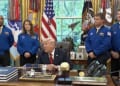 WATCH: Trump hangs with Artemis II astronauts at White House