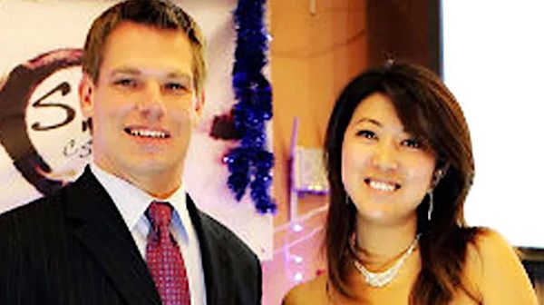 Eric Swalwell and Christine Fang (Facebook)