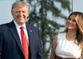 President Donald J. Trump and First Lady Melania Trump attend the 2020 Salute to America event Saturday, July 4, 2020, on the South Lawn of the White House. (Official White House photo by Andrea Hanks)