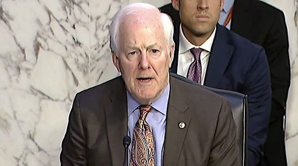 U.S. Sen. John Cornyn, R-Texas (Video screenshot)
