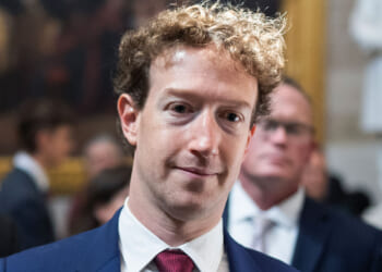 Mark Zuckerberg, CEO of Meta, is seen in the U.S. Capitol.