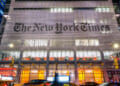 The New York Times Building, New York City, New York, America Photograph taken at night on Jan 15th 2020