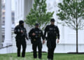 Secret Service are patrolling the White House after shots were fired.