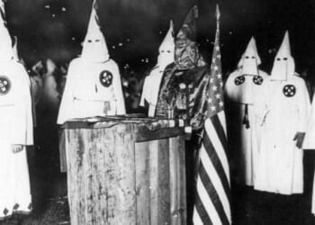 Ku Klux Klan rally in Chicago in the 1920s (United States Library of Congress)