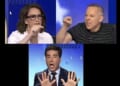 Clockwise from top left: Jessica Tarlov, Greg Gutfeld and Jesse Watters of 'The Five' (Video screenshot)