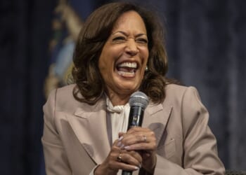 Kamala Harris laughing