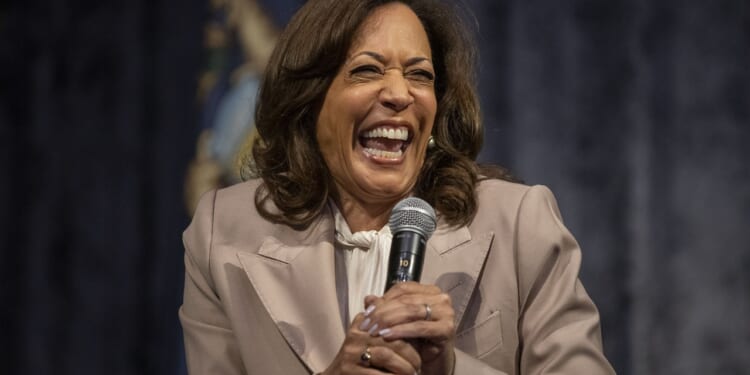 Kamala Harris laughing
