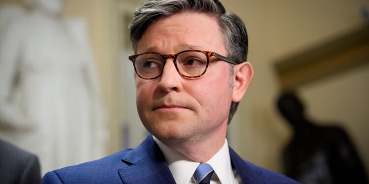 Rep. Mike Johnson frowning