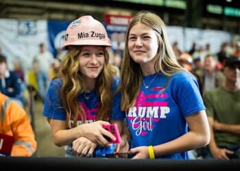 Crowds gathered to listen to President Donald Trump deliver remarks on a partnership deal with U.S. Steel and Nippon Steel at the U.S. Steel Corporation-Irvin Works in West Mifflin, Pennsylvania, Friday, May 30, 2025.(Official White House photo by Daniel Torok)