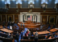 A view of the House chamber before President Donald Trump arrives for his State of the Union address.