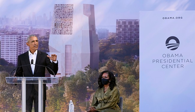 Obama Rolls Out Cringeworthy New Message From His Ugly Library