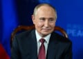 President Donald Trump meets with Russian President Vladimir Putin in the Billy Mitchell Room at Joint Base Elmendorf Richardson in Anchorage, Alaska, Friday, Aug. 15, 2025. (Official White House photo by Daniel Torok)
