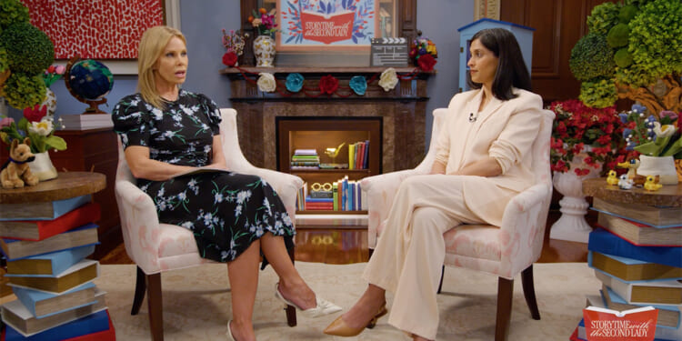 Second Lady Shares a Lesson for Children with Cheryl Hines