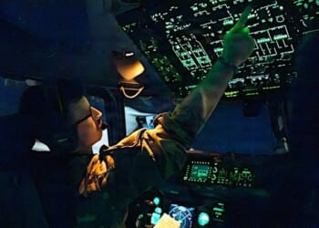 U.S. Air Force C-17 Globemaster III crews provide heavy-lift capabilities for U.S. forces in the U.S. Central Command area of responsibility on Wednesday, May 6, 2026. (CENTCOM photo)