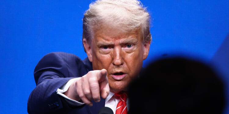 President Donald Trump launched a counterterrorism strategy that warns about transgender ideology motivated extremsism